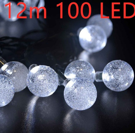 Crystal solar power of the led lamp string lights Christmas lights solar garden outdoor decoration for Christmas Crystal solar power of the led lamp string lights Christmas lights solar garden outdoor decoration for Christmas
